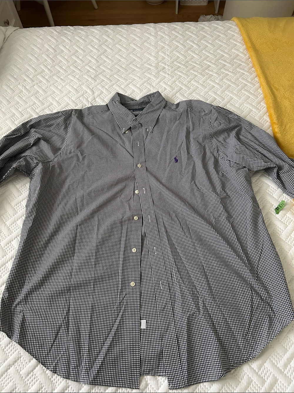 Polo by Ralph Lauren Black & White Gingham Button-Down Shirt